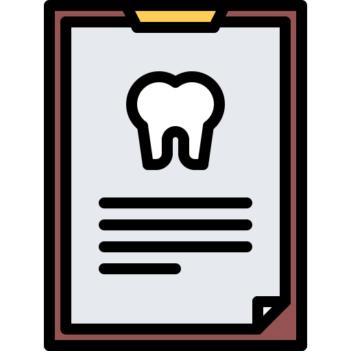 archivos dentales Coloring Color icono
