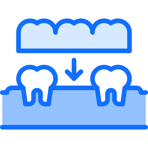 Зубная коронка Coloring Blue иконка