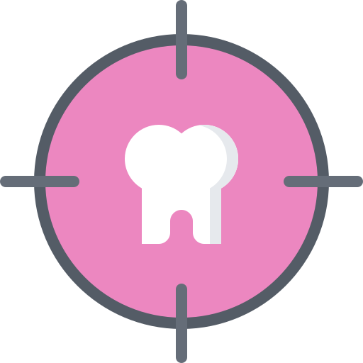 Teeth Coloring Flat icon