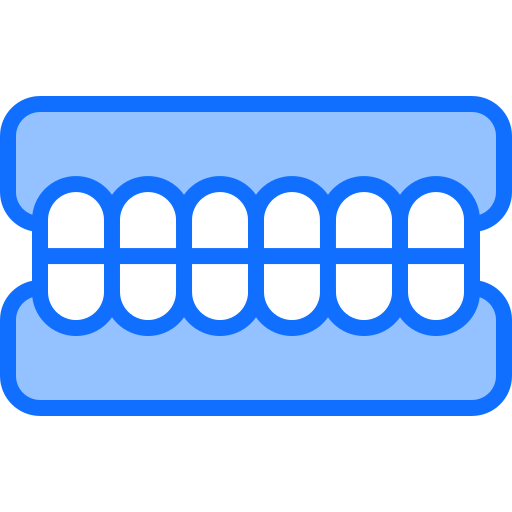 Jaw Coloring Blue icon