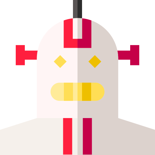 robot Basic Straight Flat icona