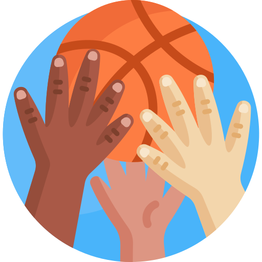 Basketball Detailed Flat Circular Flat icon
