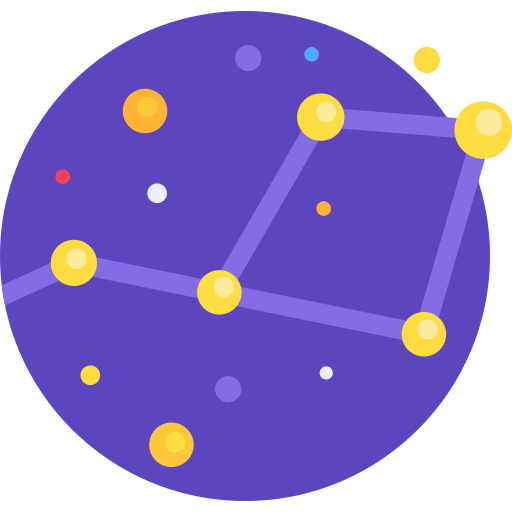 sterrenbeeld Detailed Flat Circular Flat icoon
