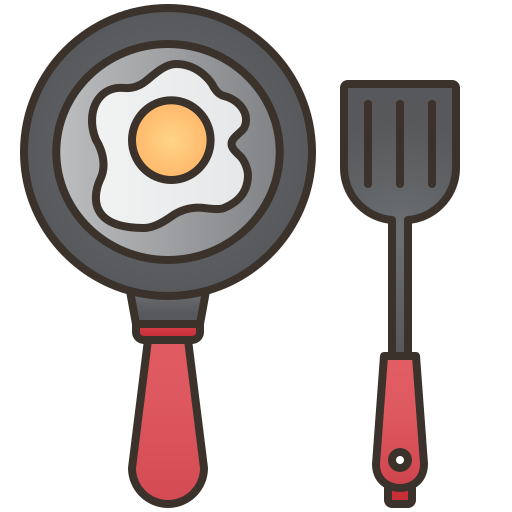 Frying pan Amethys Design Lineal Color icon