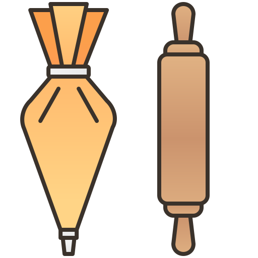 Rolling pin Amethys Design Lineal Color icon