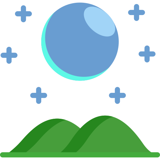 Moon SBTS2018 Flat icon