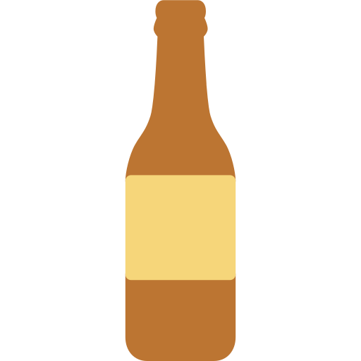 butelka piwa Generic Flat ikona