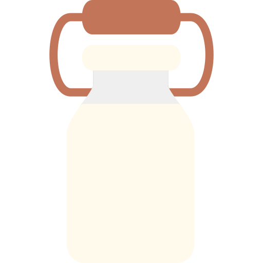 tarro de leche Generic Flat icono
