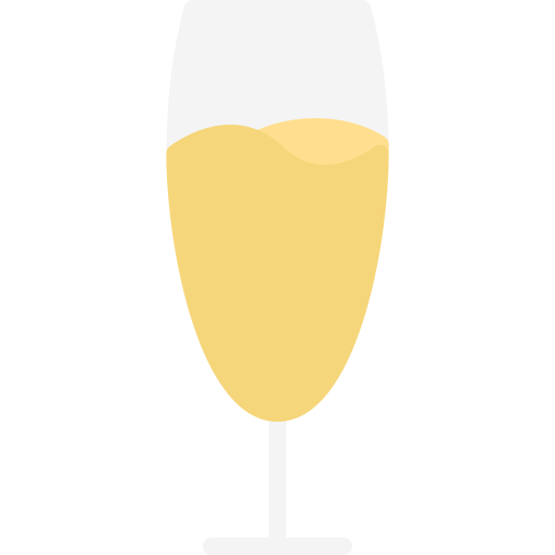 Бокал шампанского Generic Flat иконка
