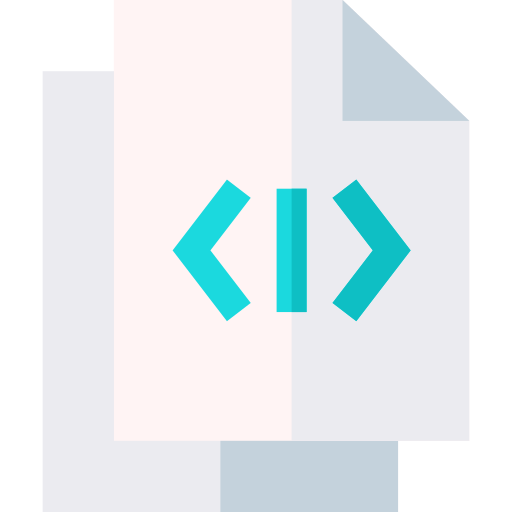 código Basic Straight Flat icono