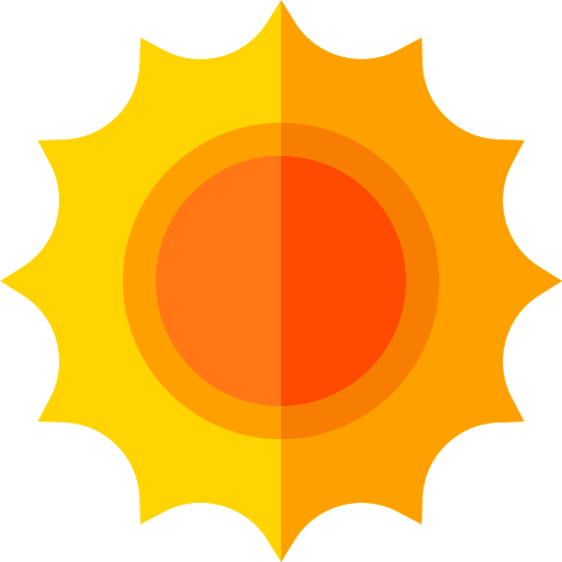 Sun Basic Straight Flat icon