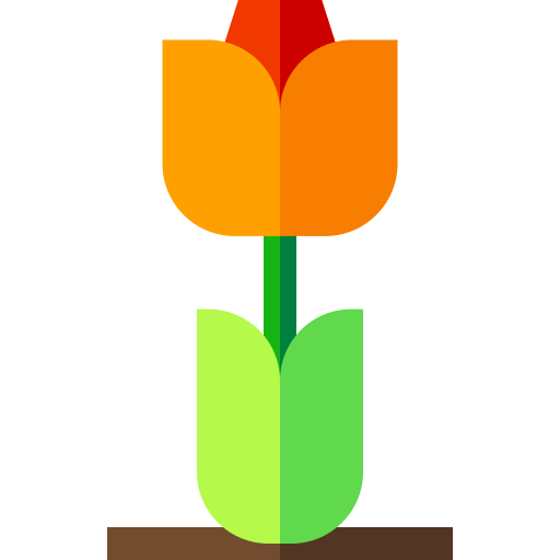 tulipán Basic Straight Flat icono