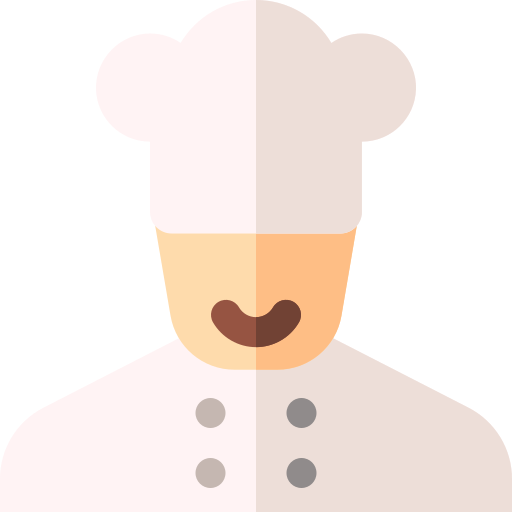 Chef Basic Rounded Flat icon