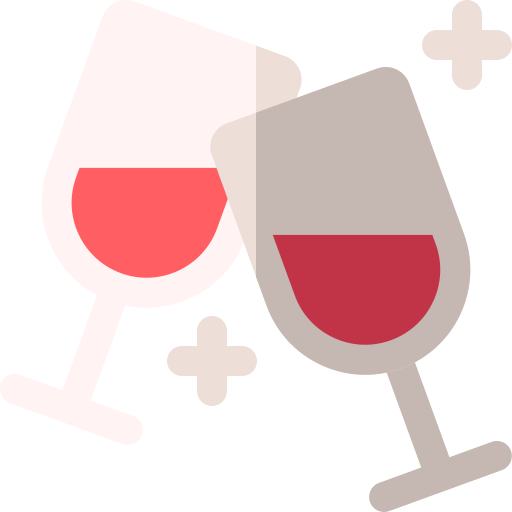 wijnglas Basic Rounded Flat icoon