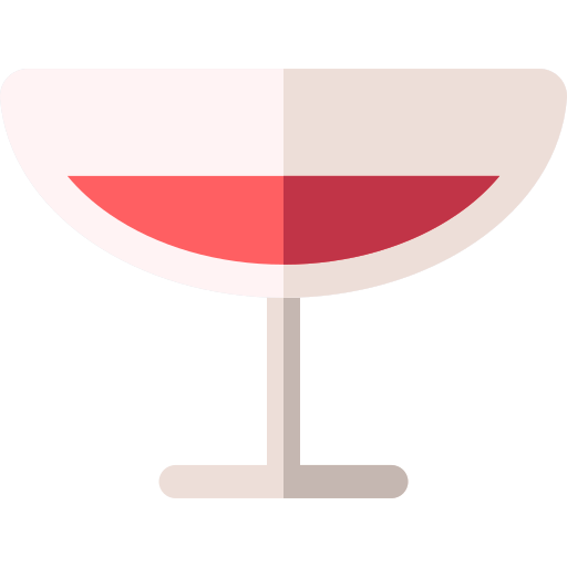 Champagne glass Basic Rounded Flat icon