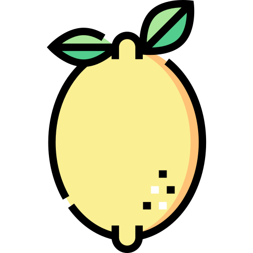 Lemon Detailed Straight Lineal color icon