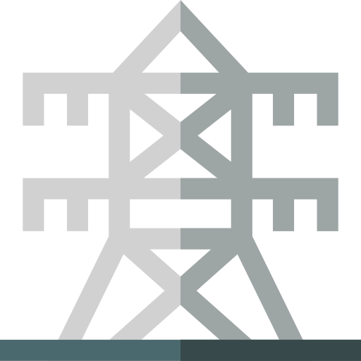 torre electrica Basic Straight Flat icono
