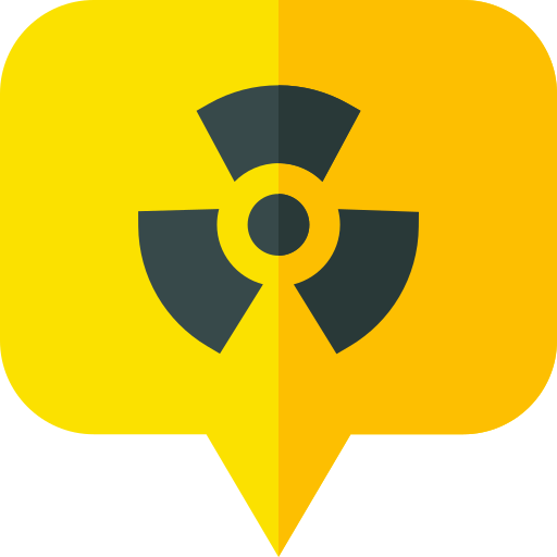 원자력 에너지 Basic Straight Flat icon