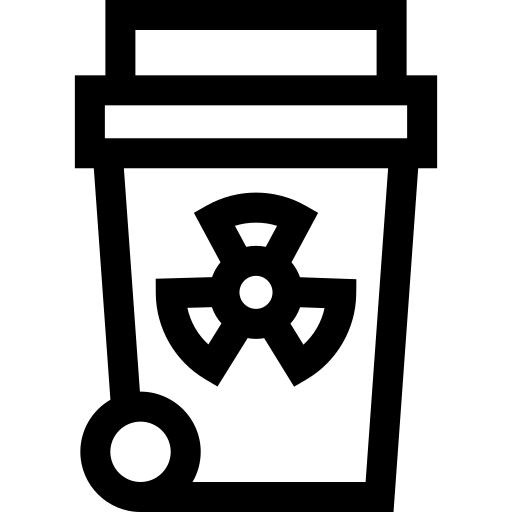 nucléaire Basic Straight Lineal Icône