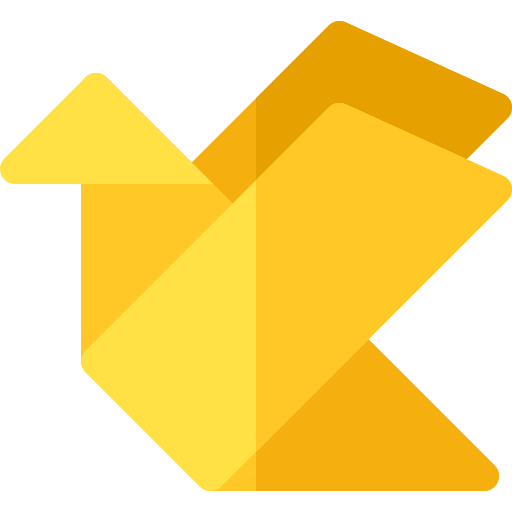 origami Basic Rounded Flat icona