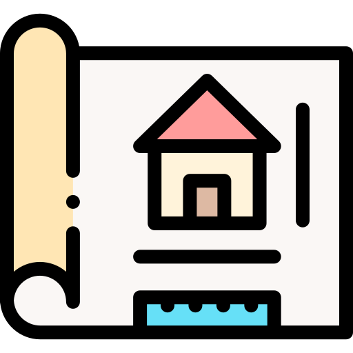 家のスケッチ Detailed Rounded Lineal color icon