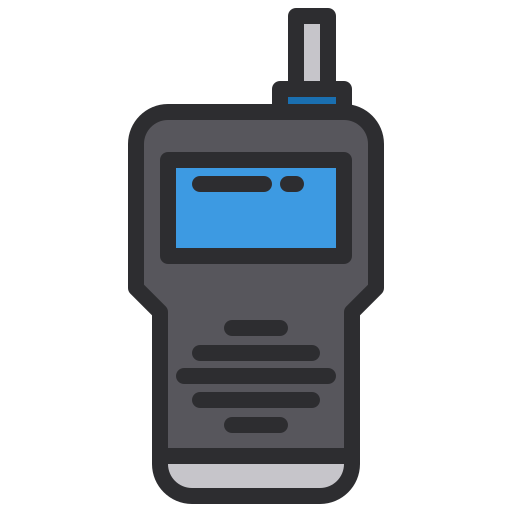 walkie talkie xnimrodx Lineal Color icono