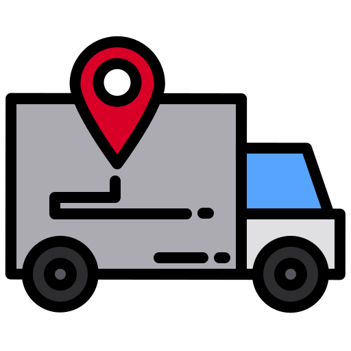 Delivery truck xnimrodx Lineal Color icon