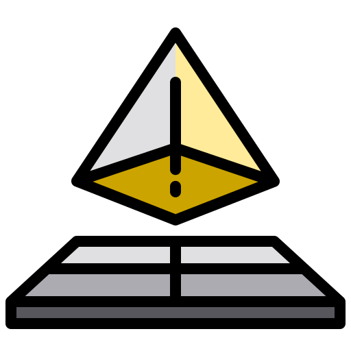 piramide xnimrodx Lineal Color icona