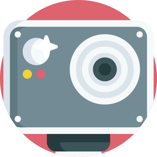 action-kamera Detailed Flat Circular Flat icon