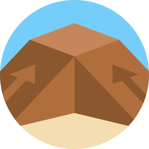 비탈길 Detailed Flat Circular Flat icon