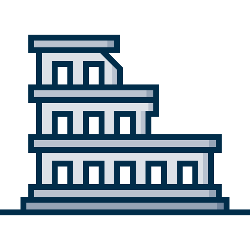 koloseum Detailed Grey Lineal color ikona