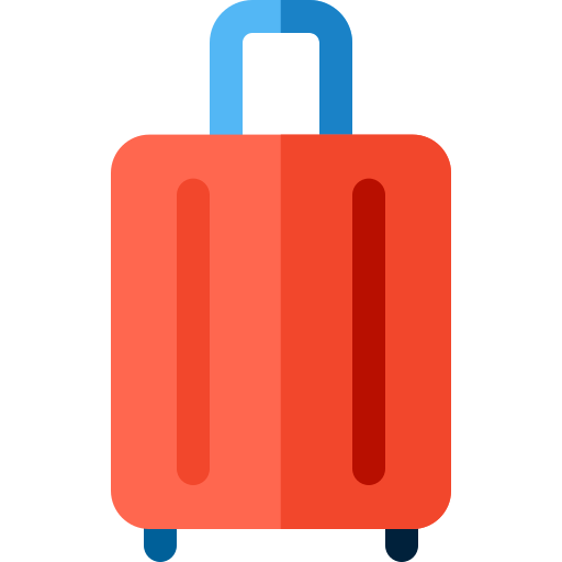 bagaż Basic Rounded Flat ikona