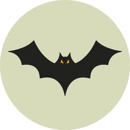Bat Roundicons Circle flat icon