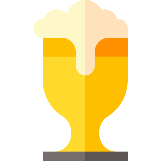 krug bier Basic Straight Flat icon