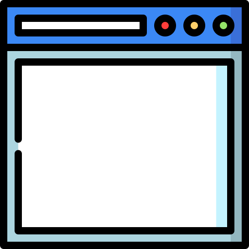 strona internetowa Special Lineal color ikona