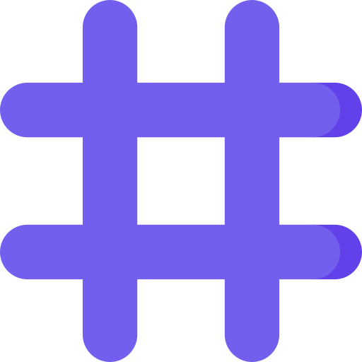 hashtag Special Flat icono