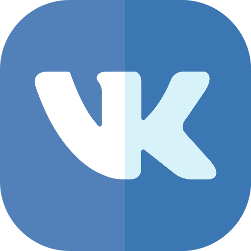 vkontakte Basic Rounded Flat icon