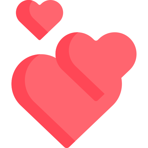 Hearts Special Flat icon