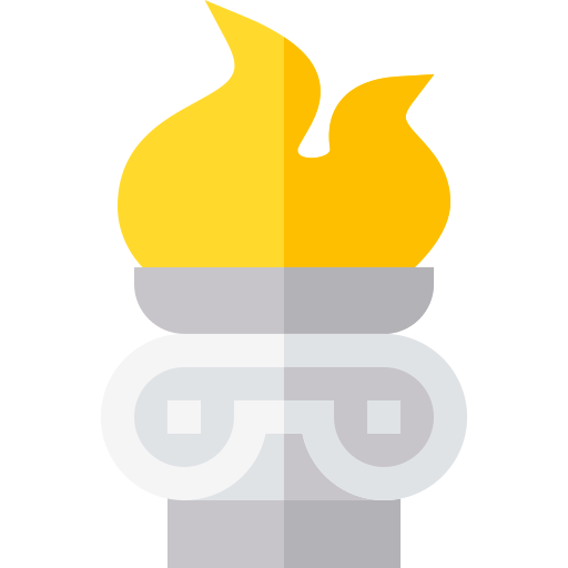 Fire Basic Straight Flat icon