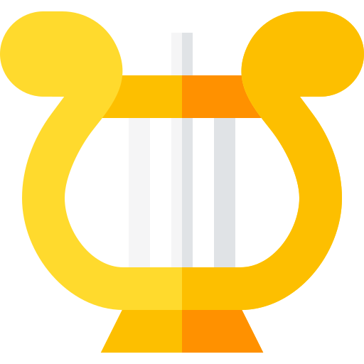 Lyre Basic Straight Flat icon