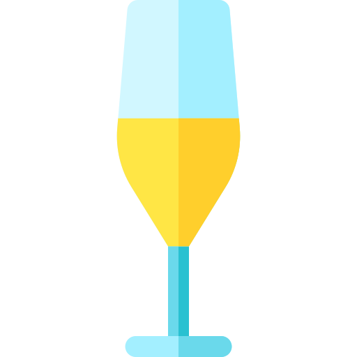 champanhe Basic Rounded Flat Ícone