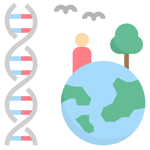 genético Noomtah Flat icono
