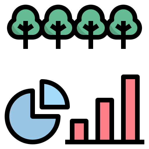 Статистика Noomtah Lineal color иконка