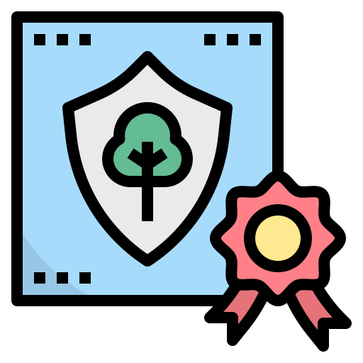 Certificate Noomtah Lineal color icon