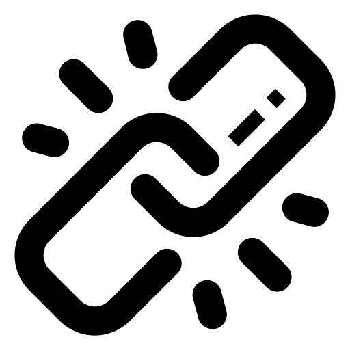 lien rompu Generic Glyph Icône