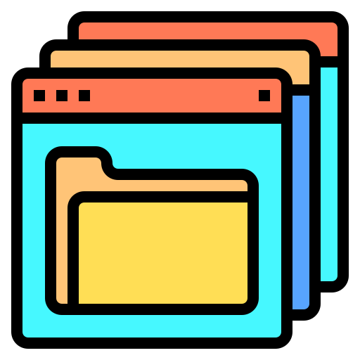 Folder Catkuro Lineal Color icon
