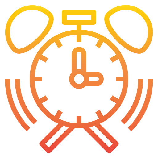 Alarm clock Catkuro Gradient icon