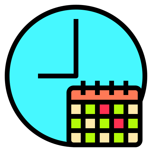 カレンダー Catkuro Lineal Color icon