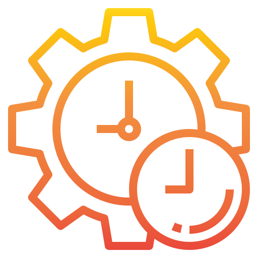 Clock Catkuro Gradient icon