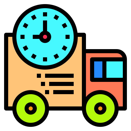 Delivery time Catkuro Lineal Color icon